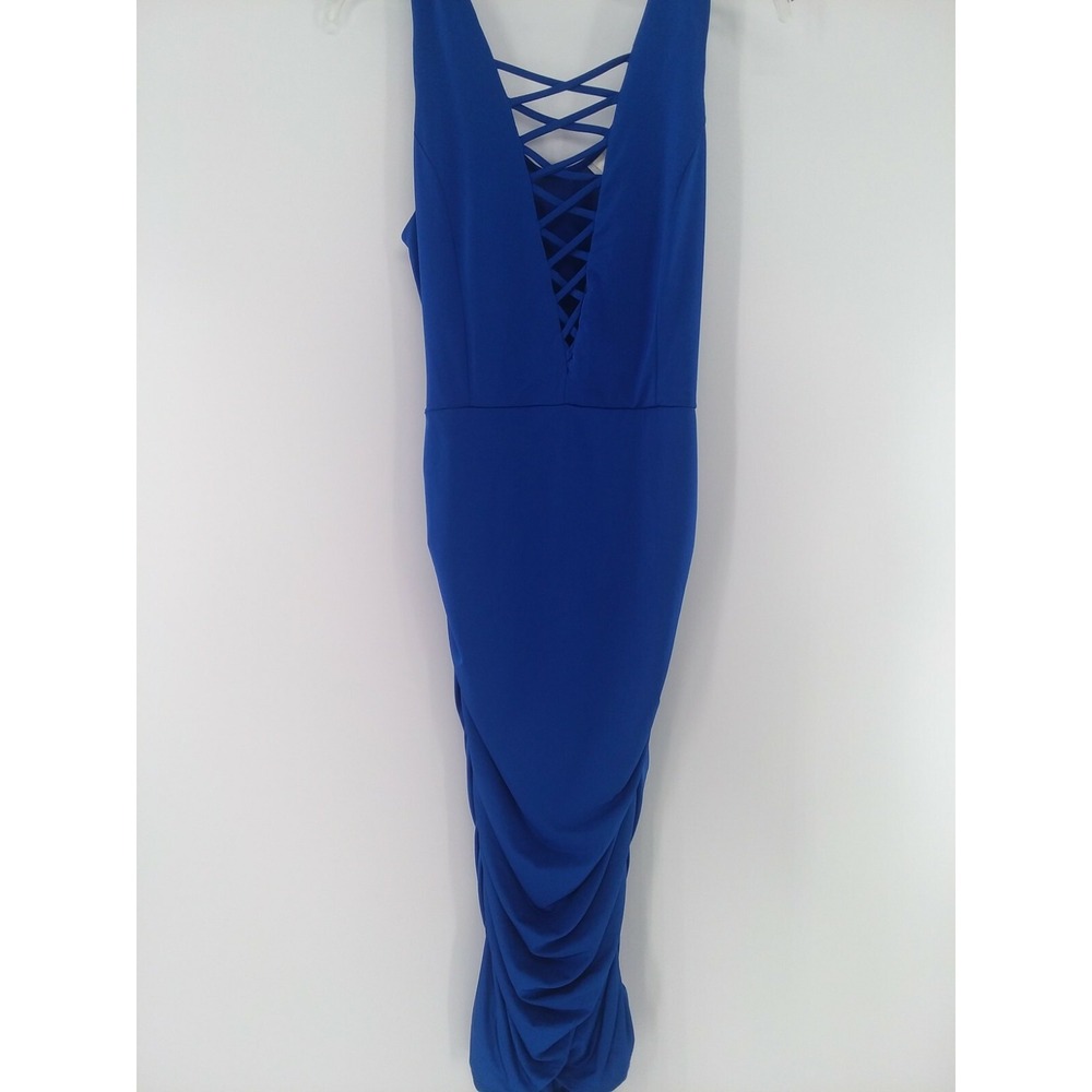 Royal Blue Pencil Dress Jr. Size L